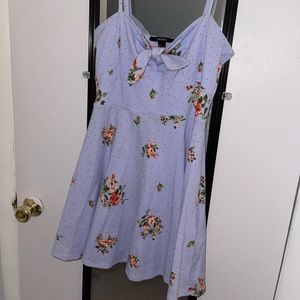 Forever 21 Blue Floral Dress ASO Tessa Young in After
